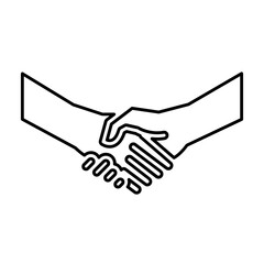 Fototapeta premium Shakehand icon