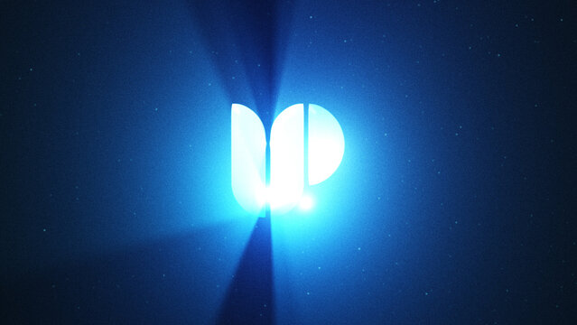 Glow Light Rays Logo Reveal