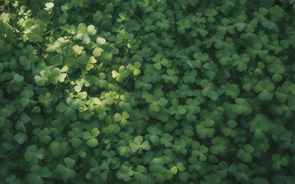 Close-up overhead view of fresh green broccoli florets in natural sunlight with vibrant texture and organic growth pattern