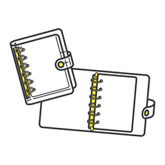 シール帳として使える透明バインダー