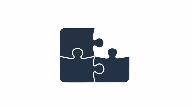 Two puzzle pieces connecting together seamlessly.