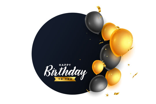 elegant happy birthday invitation banner for your special ones