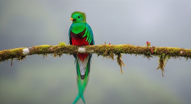 Resplendent Quetzal in Cloud Forest