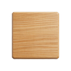 Fototapeta premium Natural Wooden Square Board with Texture