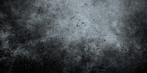 Obraz premium Dark Metal Texture Background with Scratches, Dust Splatter, and Cinematic Vignette Design Perfect for High Contrast Graphic Design, Movie Posters.