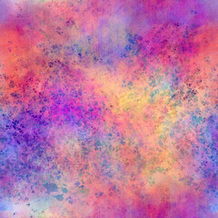 Obraz premium Digital painting Abstract blurred seamless pattern in transparent rainbow colors Grunge effect Grainy, multicolored background