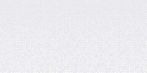 Vector abstract white and gray  background frame of geometric shapes. Circular ornament. Pattern of dots, particles, molecules, fragments. Poster for technology, medicine, presentations, business.