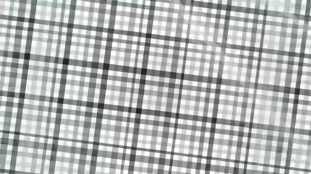 Close-up view of a subtle gray and black plaid pattern forming a grid of intersecting lines in a calm abstract environment