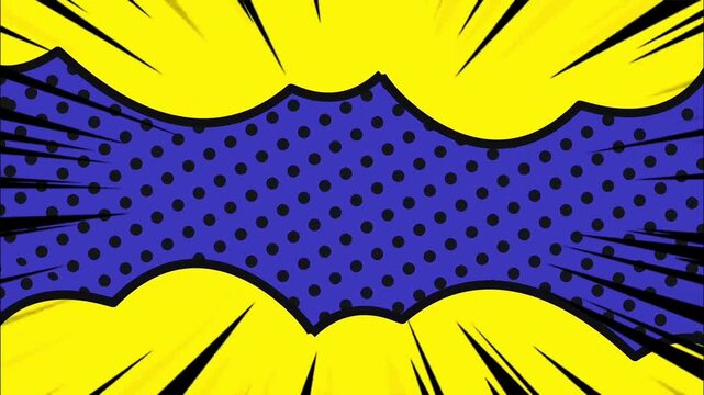 Comic Book Style Dynamic Background Animation