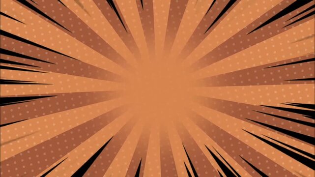 Retro Pop Art Comic Background Loop