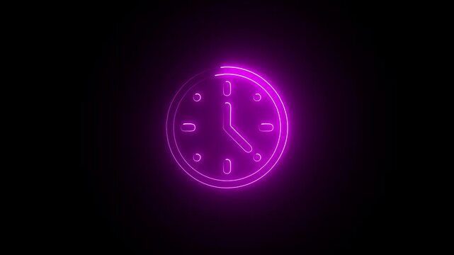 icon clock  Stopwatch timer icon animation with ticking clock motion.  stopwatch time indicator for countdown and timing control. Clean  and clock animation for media and interface use