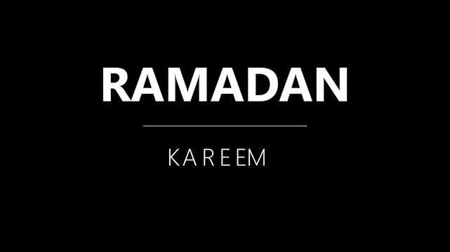 Minimalist High-End Kinetic Typography Split Reveal 1080p Seamless Loop