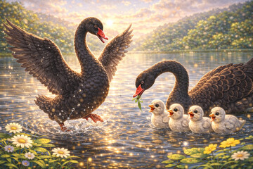 動物-コクチョウ