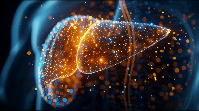 3D Animation of Human Liver Detoxification Process