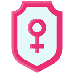 Female Shield Badge