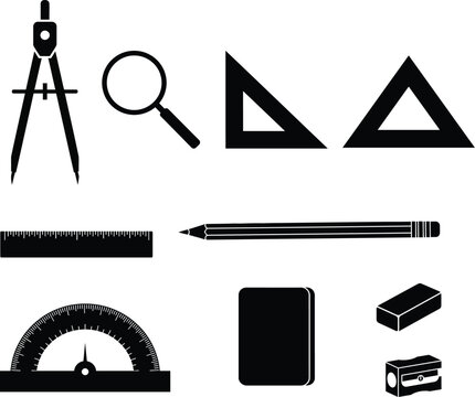 set of  geometric icons