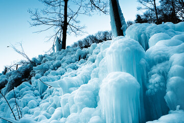 氷の芸術　あしがくぼの氷柱