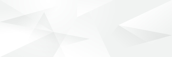 Abstract pattern white geometric banner design background.