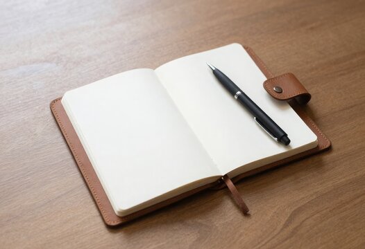 notebook and pen