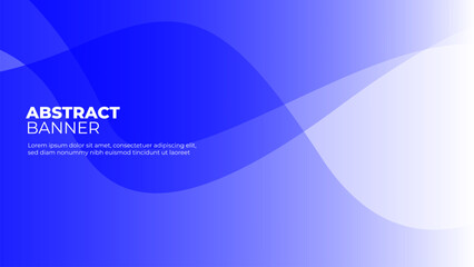 Serene Abstract Background with Smooth Lavender and Royal Blue Gradient Waves