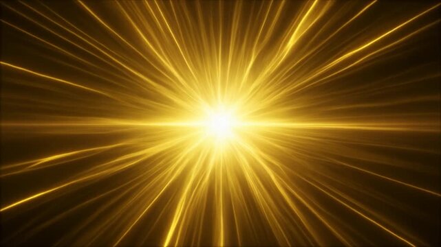 Bright golden energy beam vibrating slightly high intensity luminous core seamless futuristic cinematic surreal ethereal ambience cascading softly glowing abstract unique style ultra realistic loop
