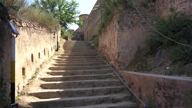 Hari Parbat Old Fort at Srinagar, Kashmir, India.