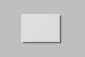 A6 Postcard Blank Mockup