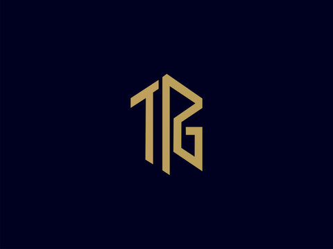 real estate concept letter icon TRG icon