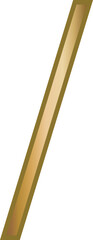 slash sign golden letter alphabet