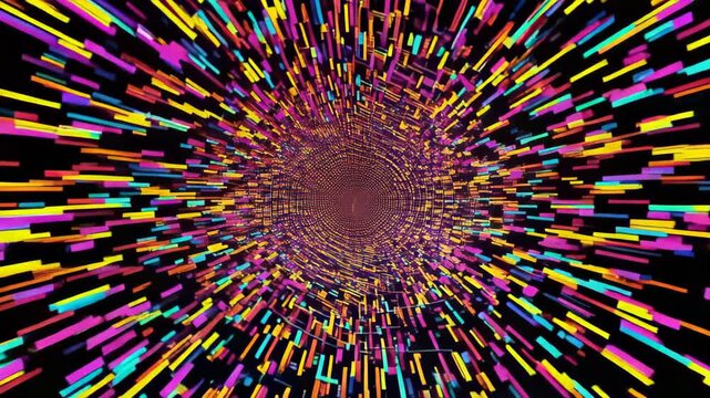 Innovative Contemporary Digital Animation Showcasing Pixel Distortion and Visual Malfunction
