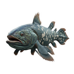Detailed illustration of a prehistoric dunkleosteus fish