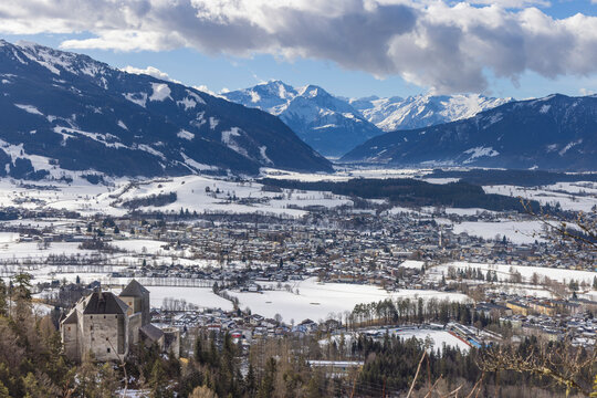 winterlandschaft, pinzgau, saalfelden, berge, zell am see, salzburg