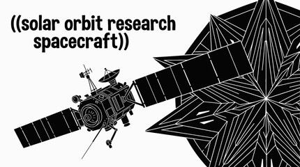solar orbit research spacecraft spaceship traveling near star within galaxy universe above planet trajectory showing cosmic exploration mission rocket propulsion technology © Ethan