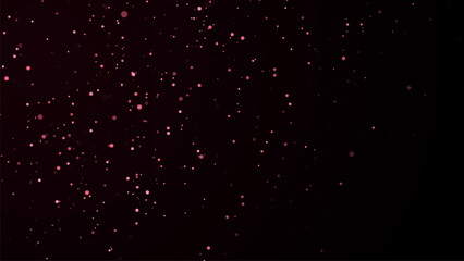 Vector dust particles with bokeh effect. Abstract purple magic background. © Flow 37