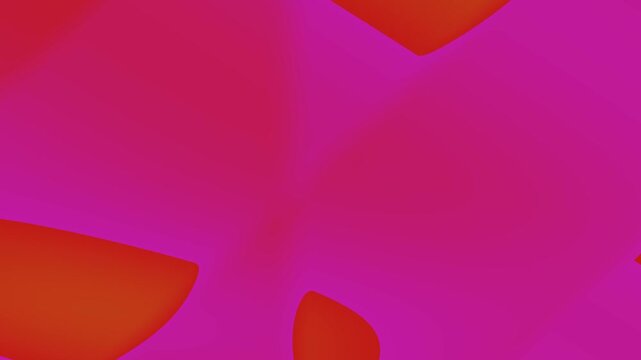 Abstract background with red circle and orange shapes