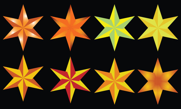 STER GOLDEN ICON SILHOUELLE VECTOR ILLUSTRATION. Star Golden shines brilliantly, delivering premium quality, elegance, trust, and unforgettable customer experiences always today.