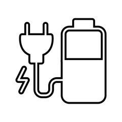 Obraz premium Rechargeable battery icon