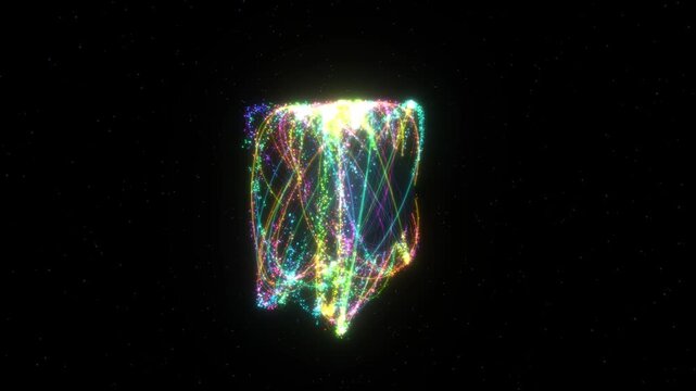 Elegant Harmonic Curve Patterns with Glowing Oscillograph Traces Creating Complex Mathematical Art - 4K Generative Animation