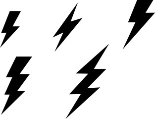 Lightning Icon Vector &ndash; Thunderbolt Flash Symbol Illustration