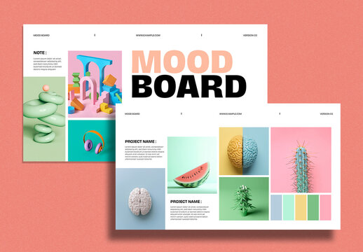 Modern Mood Board Design Template