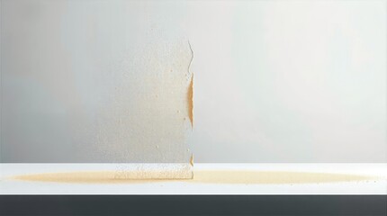 Clean air versus pollen dust background