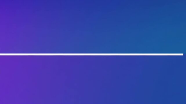 Gradient blue to purple background with a white horizontal line
