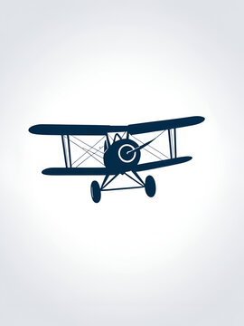 Vector Design Monoplane Icon Style