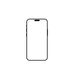 Modern Cutting-Edge Smartphone Vector Illustration