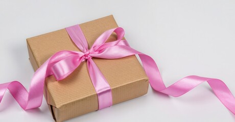 gift box with a pink bow