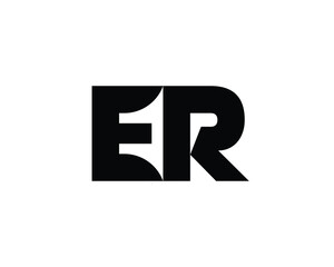 ER Logo Design. ER