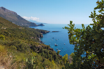 Maratea coast offering scenic mediterranean sea view