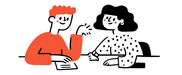 Educator giving one-on-one help to a learner during a study meeting.