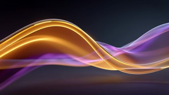 Magenta and Gold Particle Flow in Abstract Motion. Glitter Stream, Dynamic Energy, Gradient Depth.