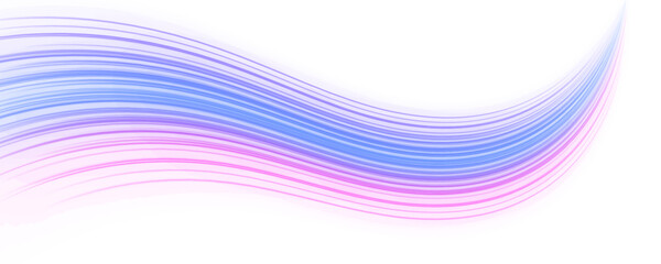 Spiral neon streaks swirl in pink and blue tones, suggesting rapid motion. Each curve radiates energy. Excellent for AI or tech backgrounds. PNG